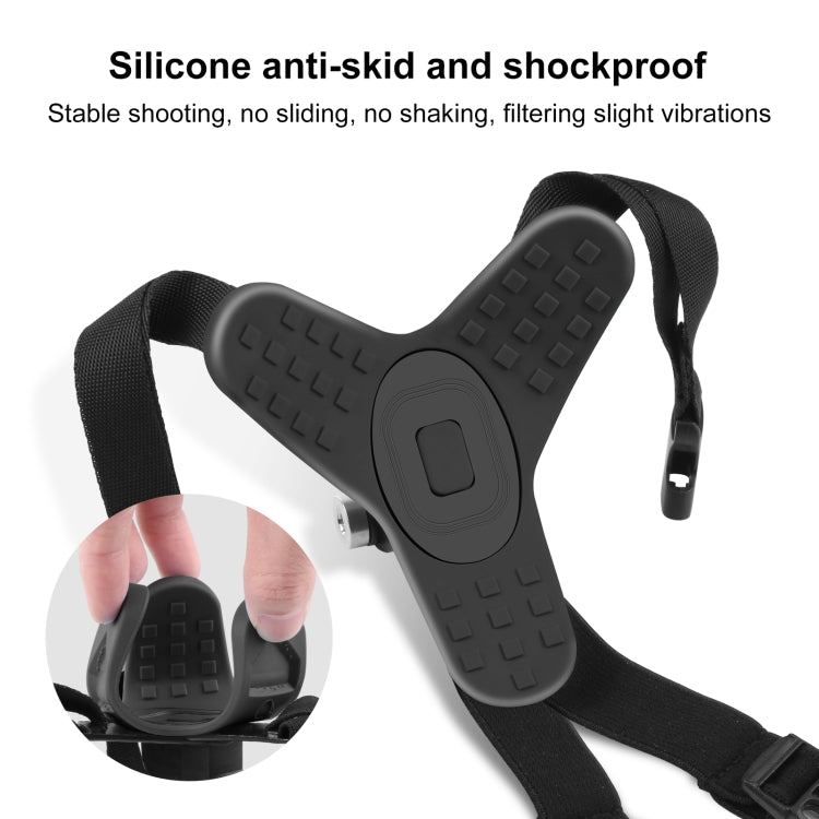Support de mentonnière pour casque de moto PULUZ compatible avec GoPro, DJI Osmo Action et autres caméras d'action, Mentonnière de casque (noire), Mentonnière de casque (orange), Mentonnière de casque (bleue)