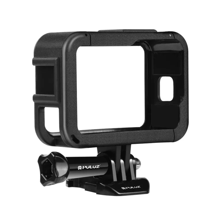 Support de cadre PA rechargeable PULUZ avec emplacement pour griffe porte-accessoires pour GoPro HERO13 Black /12 Black /11 Black /11 Black Mini /10 Black /9 Black, Support de cadre PA rechargeable