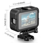Cage d'extension PULUZ avec cache latéral pour GoPro HERO12 Black /11 Black /10 Black /9 Black, Cage PA avec cache latéral