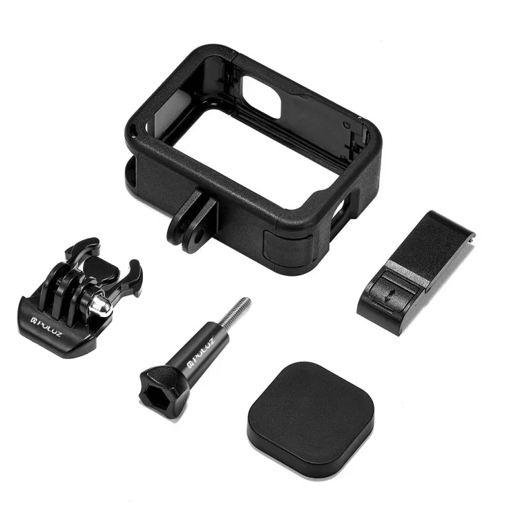 Cage d'extension PULUZ avec cache latéral pour GoPro HERO12 Black /11 Black /10 Black /9 Black, Cage PA avec cache latéral