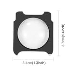 Protection d'objectif PULUZ en polycarbonate pour Insta360 One R / RS / Sphere