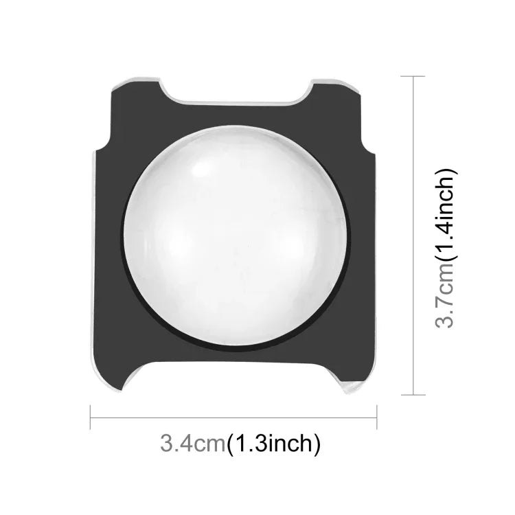 Protection d'objectif PULUZ en polycarbonate pour Insta360 One R / RS / Sphere