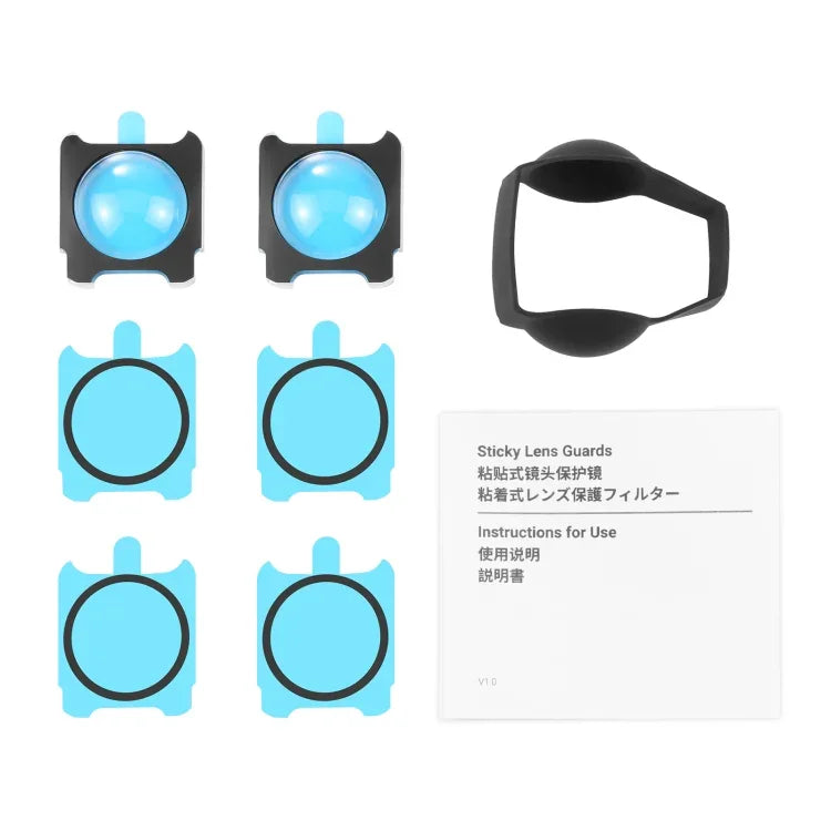 Protection d'objectif PULUZ en polycarbonate pour Insta360 One R / RS / Sphere
