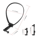 Support de cou réglable PULUZ pour caméras d'action GoPro et smartphones