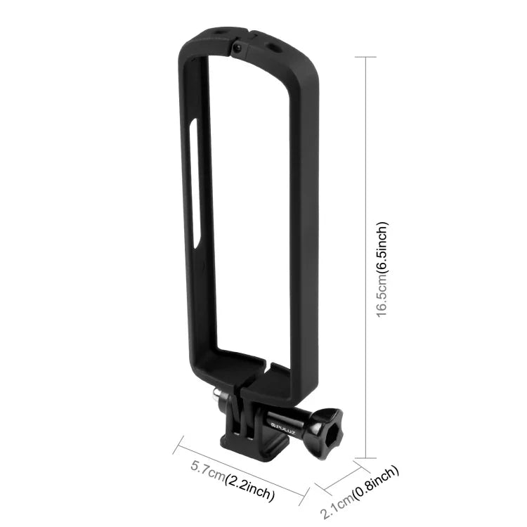 Cadre de protection PULUZ en plastique PC ABS pour Ricoh Theta SC2, avec adaptateur de montage et vis, cadre en plastique pour Ricoh Theta SC2