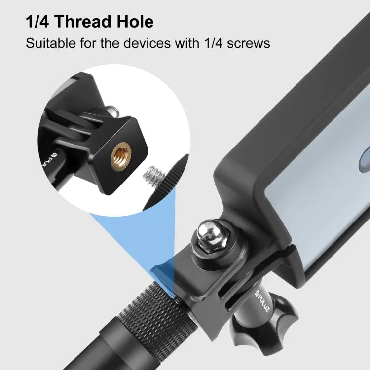 Cadre de protection PULUZ en plastique PC ABS pour Ricoh Theta SC2, avec adaptateur de montage et vis, cadre en plastique pour Ricoh Theta SC2