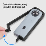 Cadre de protection PULUZ en plastique PC ABS pour Ricoh Theta SC2, avec adaptateur de montage et vis, cadre en plastique pour Ricoh Theta SC2