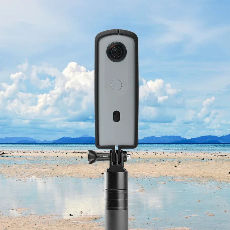 Cadre de protection PULUZ en plastique PC ABS pour Ricoh Theta SC2, avec adaptateur de montage et vis, cadre en plastique pour Ricoh Theta SC2