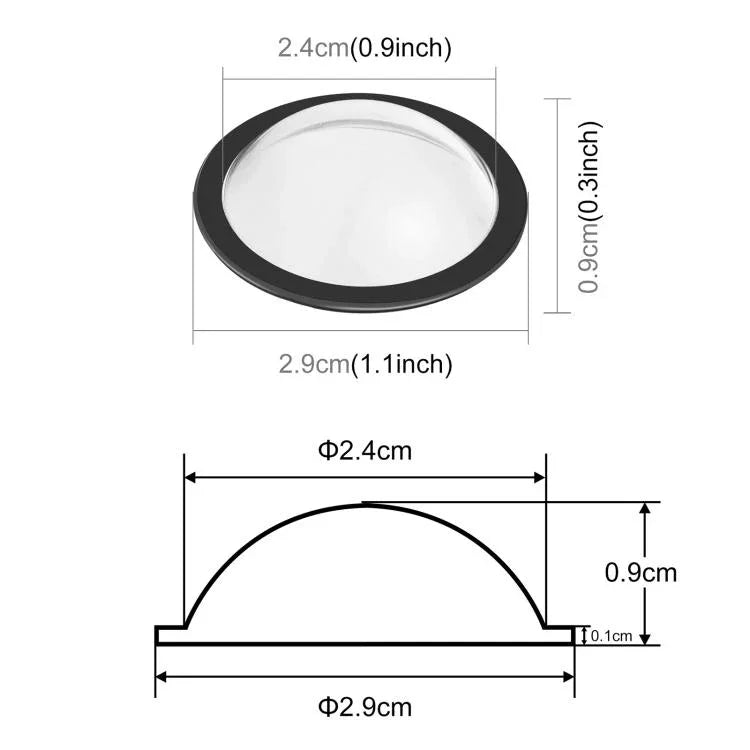 Kits de protection d'objectif PULUZ en polycarbonate pour Ricoh Theta SC2 / S / V