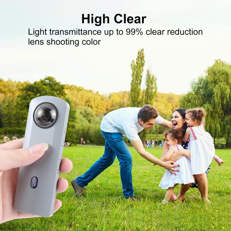 Kits de protection d'objectif PULUZ en polycarbonate pour Ricoh Theta SC2 / S / V