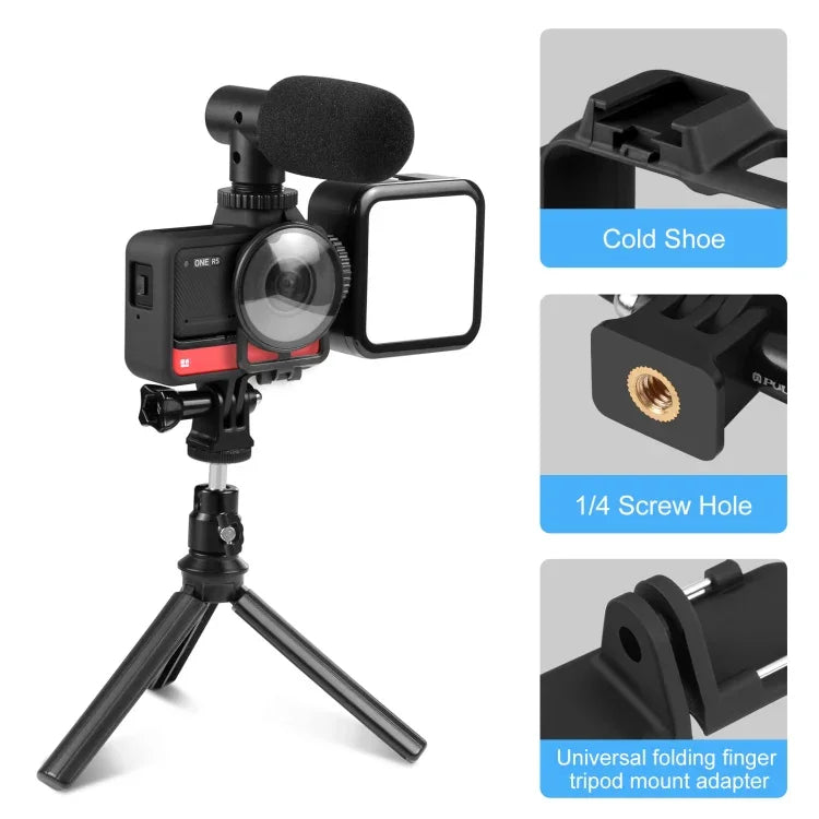 Étui de protection d'objectif PULUZ pour Insta360 One RS 360 Edition