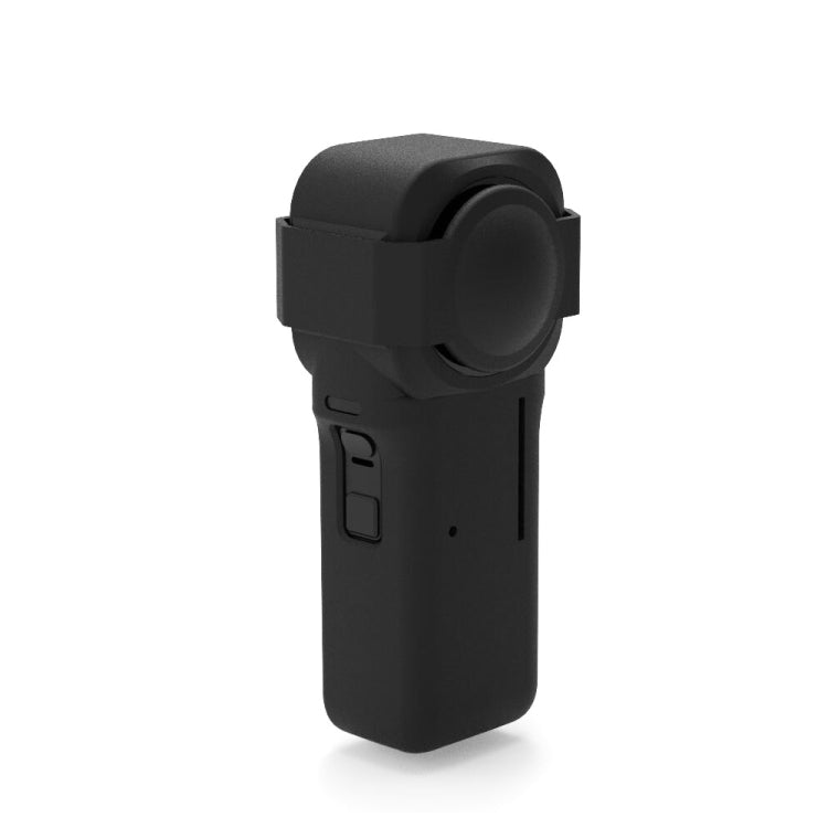 Coque de protection en silicone PULUZ avec couvercle d'objectif pour Insta360 One RS 1-Inch 360 Edition, coque en silicone (noir), coque en silicone (rouge)