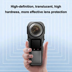 Protection d'objectif PULUZ en polycarbonate pour Insta360 ONE RS 1 pouce, édition 360, protection d'objectif