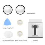 Protection d'objectif PULUZ en polycarbonate pour Insta360 ONE RS 1 pouce, édition 360, protection d'objectif