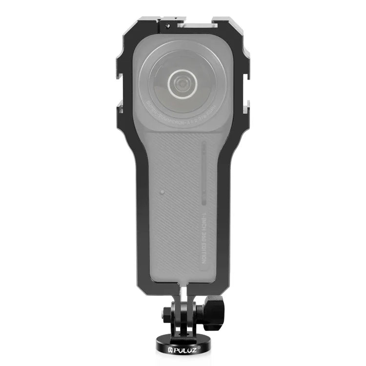 Cadre de protection PULUZ avec griffe porte-accessoires pour Insta360 ONE RS 1 pouce 360 ​​Edition, cage de protection