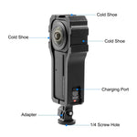 Cadre de protection PULUZ avec griffe porte-accessoires pour Insta360 ONE RS 1 pouce 360 ​​Edition, cage de protection