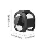 Protection d'objectif PULUZ pour Insta360 ONE RS 1 pouce 360 ​​Edition, protection d'objectif améliorée
