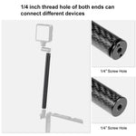 Perche à selfie flottante PULUZ 250 mm en alliage d'aluminium et fibre de carbone, bras d'extension pour GoPro, Insta360, DJI et autres caméras d'action, 250 mm