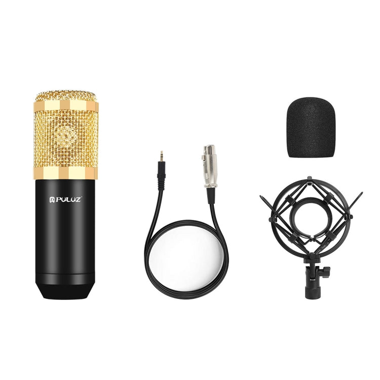 Microphone à condensateur PULUZ pour studio, diffusion et chant professionnel