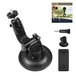 Support de téléphone à ventouse pour voiture PULUZ avec pince/vis/adaptateur pour trépied, ventouse pour téléphone de voiture