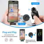 Microphone cravate sans fil PULUZ pour téléphone Type-C, récepteur Type-C et microphones doubles, Type-C 2 TX + 1 RX