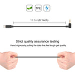 Câble adaptateur audio microphone PULUZ 3,5 mm TRS mâle vers 8 broches mâle pour PU3153 / PU3154, 3,5 mm vers 8 broches