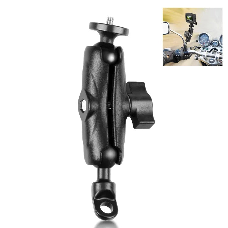 Support de rétroviseur PULUZ pour moto, fixation par trou de base pour GoPro et autres caméras d'action.