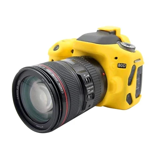 Étui de protection souple en silicone PULUZ pour Canon EOS 80D, pour Canon 80D