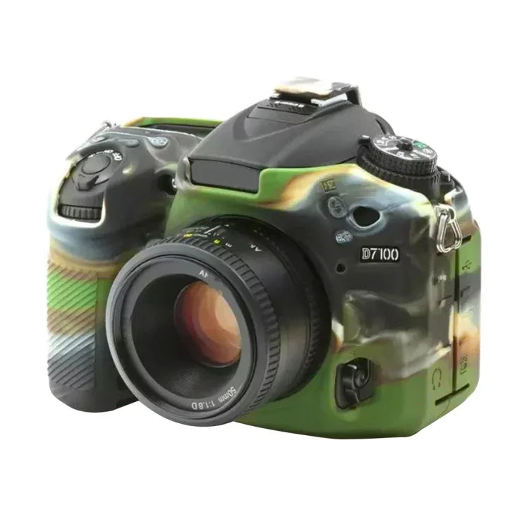 Étui de protection en silicone souple PULUZ pour Nikon D7200/D7100, pour Nikon D7200