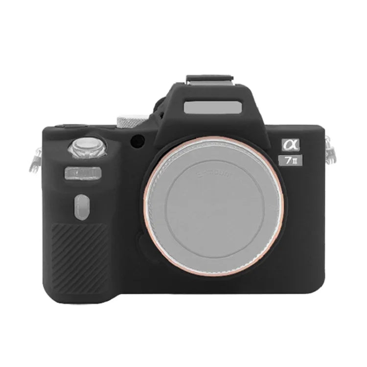 Étui de protection en silicone souple PULUZ pour Sony ILCE-7MII / 7SMII / 7RMII, pour Sony ILCE-7MII, pour Sony A7