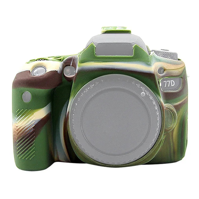 Étui de protection souple en silicone PULUZ pour Canon EOS 77D, pour Canon 77D