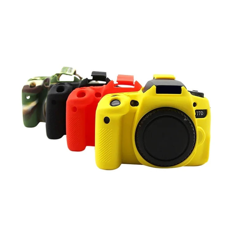 Étui de protection souple en silicone PULUZ pour Canon EOS 77D, pour Canon 77D