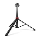 Support de lumière de remplissage de diffusion en alliage d'aluminium à 8 sections de 2m PULUZ Trépied télescopique