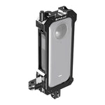 Cage de protection métallique PULUZ pour Insta360 X3, avec base extensible pour griffe flash et adaptateur pour trépied. Cage métallique en stock aux États-Unis. Compatible avec Insta360 X3.