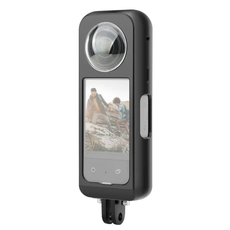 Cage de protection métallique PULUZ pour Insta360 X3 avec protection d'objectif, cadre métallique avec protection d'objectif