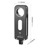 Cage de protection métallique PULUZ pour Insta360 X3 avec protection d'objectif, cadre métallique avec protection d'objectif