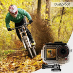 Boîtier étanche PULUZ 60 m pour DJI Osmo Action 5 Pro / 3 / 4, avec griffe porte-accessoires, fixation basique à boucle et vis. Boîtier étanche pour DJI Osmo Action 3 / 4.