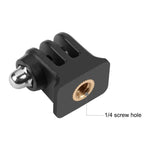 Adaptateur de trépied PULUZ pour appareil photo, base invisible, adaptateur pour trépied