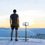 Perche à selfie monopode en métal PULUZ de 73,5 cm avec base adaptatrice invisible et vis pour Insta360 One RS / X2 / X3 / DJI Osmo 360, monopode de 70 cm