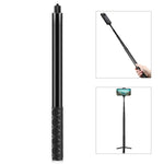 Perche à selfie monopode en métal PULUZ de 157 cm pour Insta360 One RS / X2 / X3 / X4 / DJI Osmo 360, monopode de 150 cm