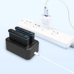 Chargeur de batterie double USB PULUZ pour Insta360 X3 avec voyant lumineux