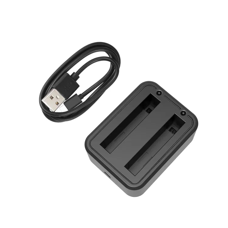 Chargeur de batterie double USB PULUZ pour Insta360 X3 avec voyant lumineux