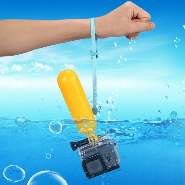 Poignée flottante PULUZ avec dragonne pour GoPro, Insta360, DJI et autres caméras d'action.