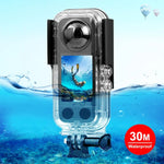 Boîtier étanche PULUZ 30 m pour Insta360 X3, étui étanche 30 m