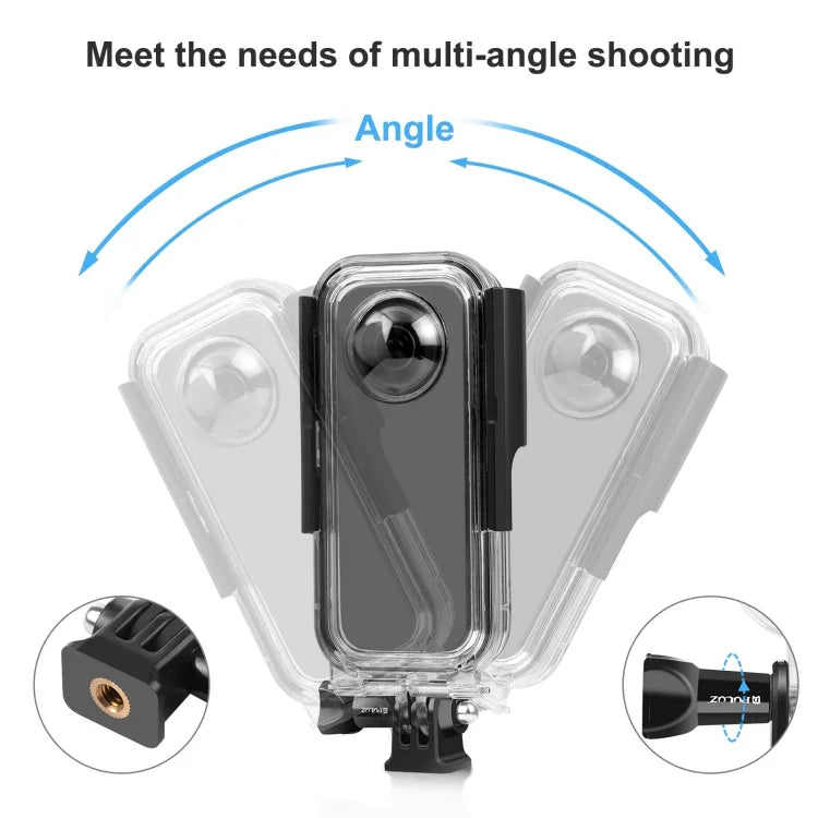 Boîtier étanche PULUZ 30 m pour Insta360 X3, étui étanche 30 m