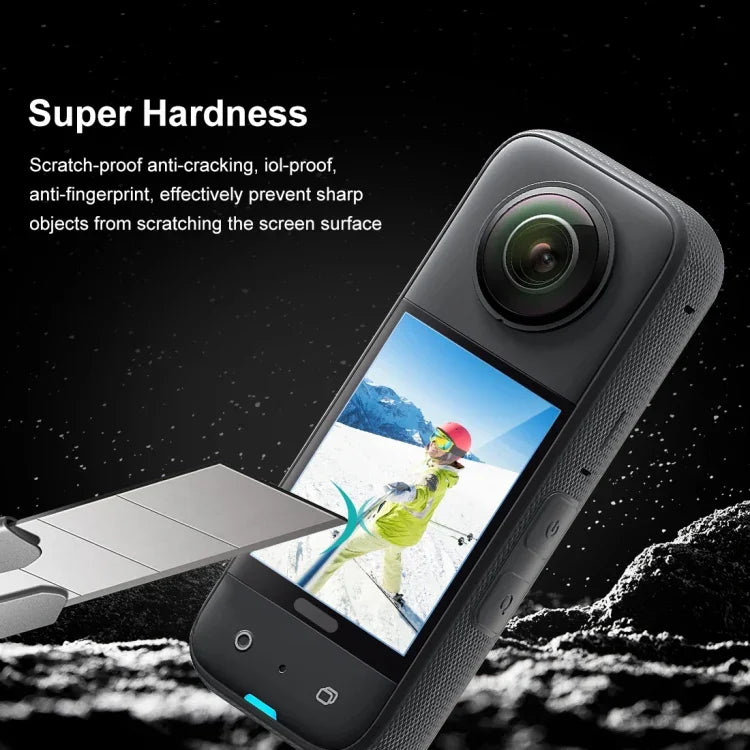 Film de protection incurvé HD PULUZ (lot de 2) pour Insta360 X3
