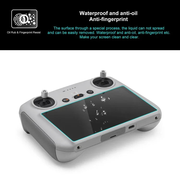 Film de protection d'écran en verre trempé pour télécommande DJI RC / RC 2 PULUZ, compatible avec les télécommandes DJI Mini 3 Pro / Mavic 3 Classic