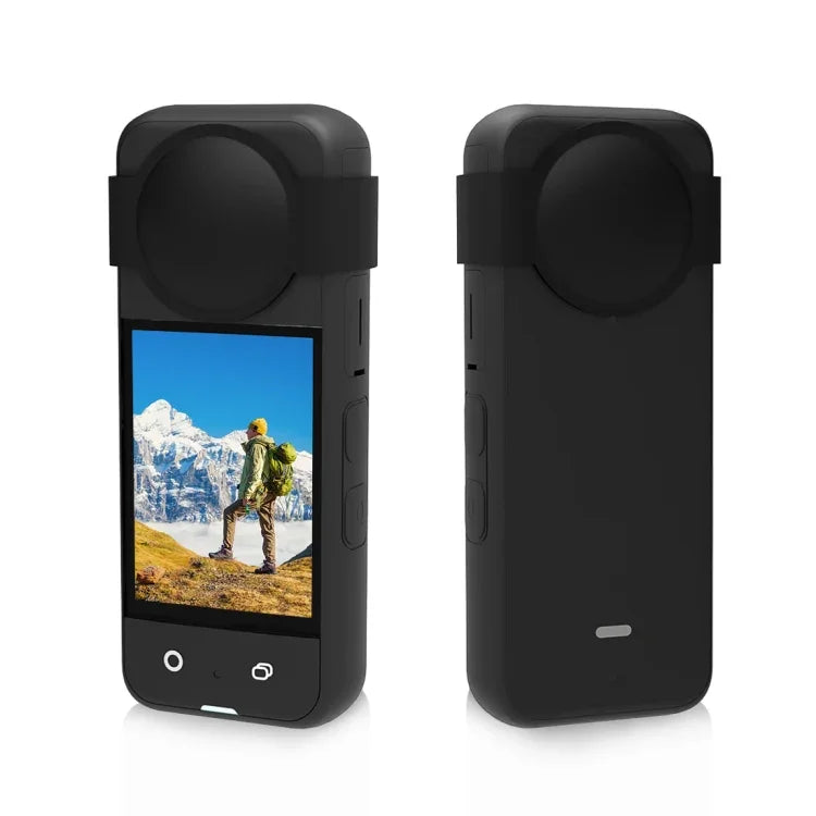 Protection d'objectif en silicone PULUZ pour Insta360 X3