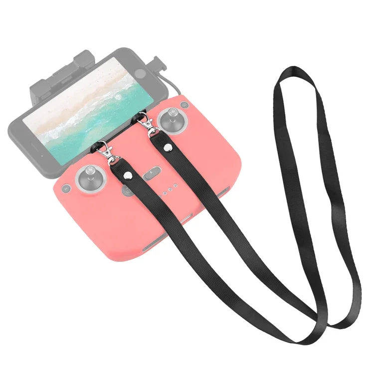 Lanière de cou anti-perte et anti-chute à double crochet PULUZ en nylon pour télécommande DJI Mini 3 / 3 Pro / Mavic 3 / Air 2 / 2S
