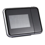 Réveil multifonction à affichage LCD couleur numérique avec projection LED, station météo / température / humidité / calendrier, Réveil à projection LED
